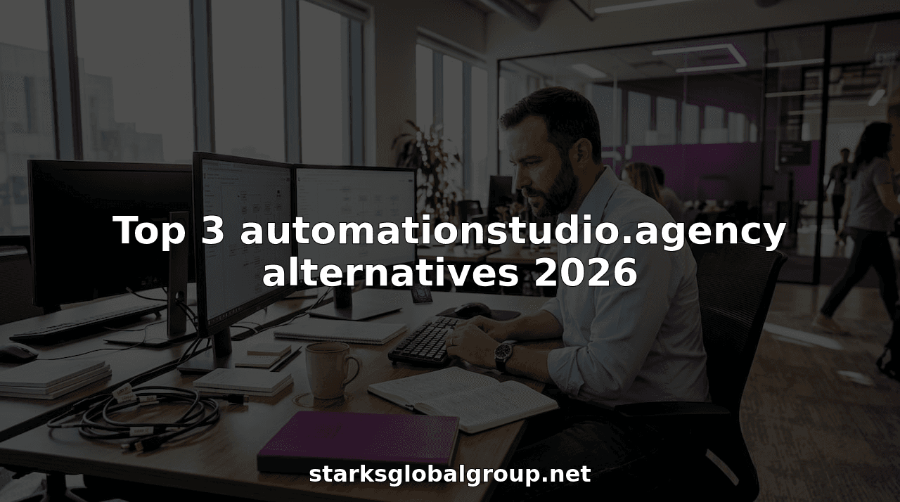 Top 3 automationstudio.agency alternatives 2026